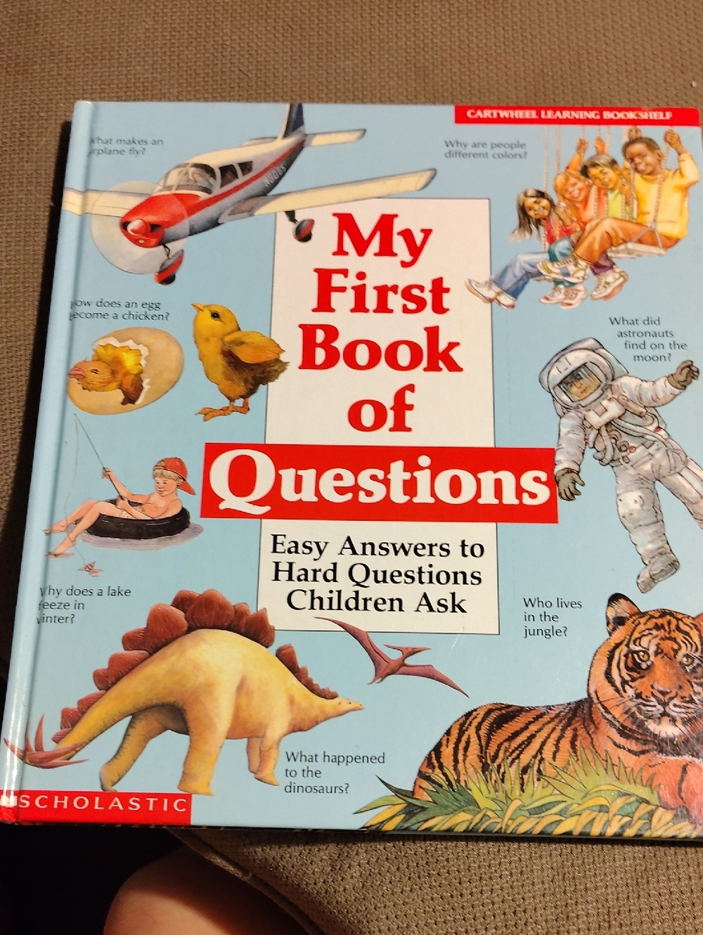 Scholastic My First Book of Questions - Light Blue Kids Learning Book